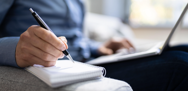person writing