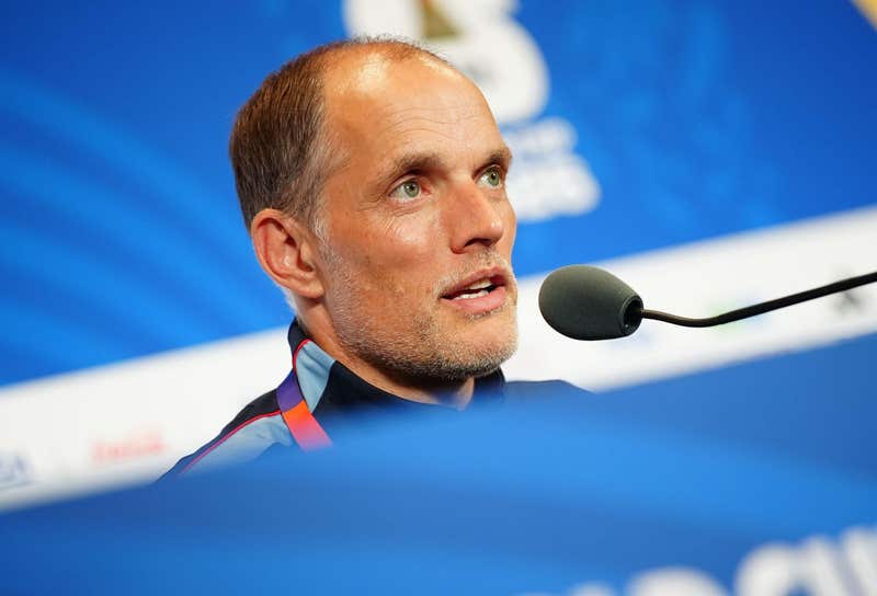 England Manager Thomas Tuchel at a press conference