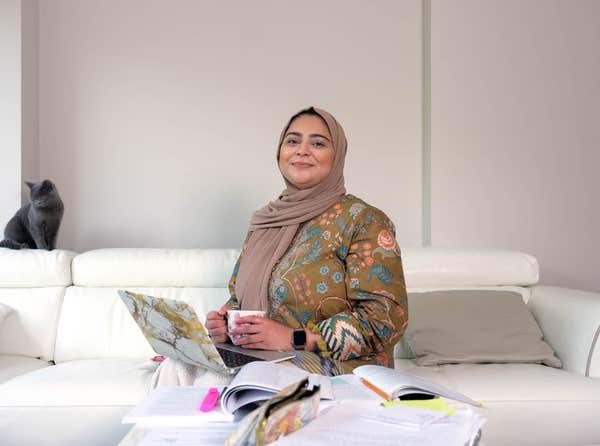 EMBARGOED TO 0001 TUESDAY JANUARY 18 EDITORIAL USE ONLY Halima Younis, a care agency business owner from Birmingham, who is s
