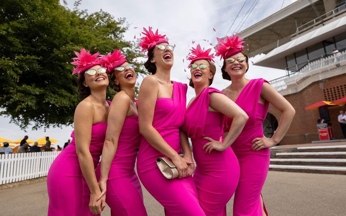 Elle & the Pocket Belles at day three of the Qatar Goodwood Festival 2022 at Goodwood Racecourse, Chichester. Picture date: T