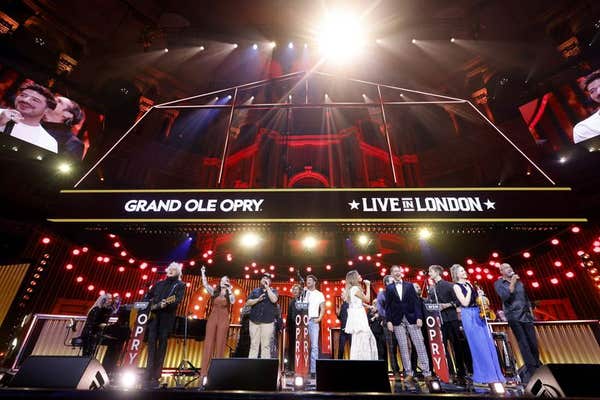 EDITORIAL USE ONLY General view during the Grand Ole Opry: Live in London, at the Royal Albert Hall, where the show makes its