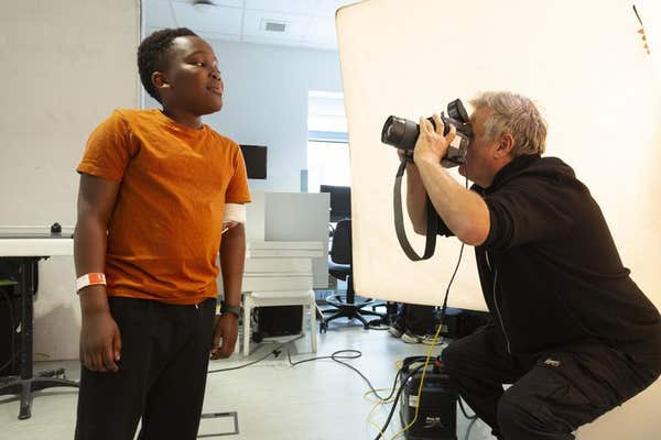 EDITORIAL USE ONLY Oba, age 10, posing for photographer Rankin as Great Ormond Street Hospital Charity hosts its first ever S