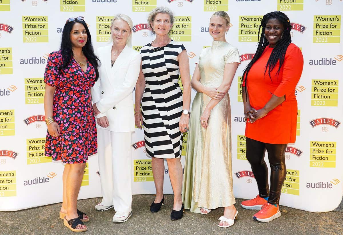 EDITORIAL USE ONLY (left to right) Judges Anita Sethi, Louise Candy, Mary Ann Sieghart, Pandora Sykes and Dorothy Koomson att