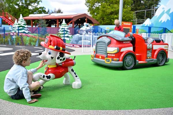 EMBARGOED TO 0001 MONDAY APRIL 27 EDITORIAL USE ONLY Sebastian Dean during a preview of the UK’s first and only PAW Patrol-th