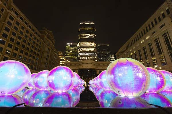 Canary Wharf Winter Lights festival