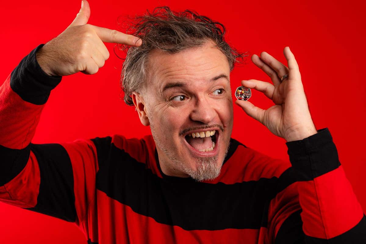 EMBARGOED TO 0001 THURSDAY FEBRUARY 19 EDITORIAL USE ONLY Mike Stirling, Editorial Director at Beano, unveils a new collectab