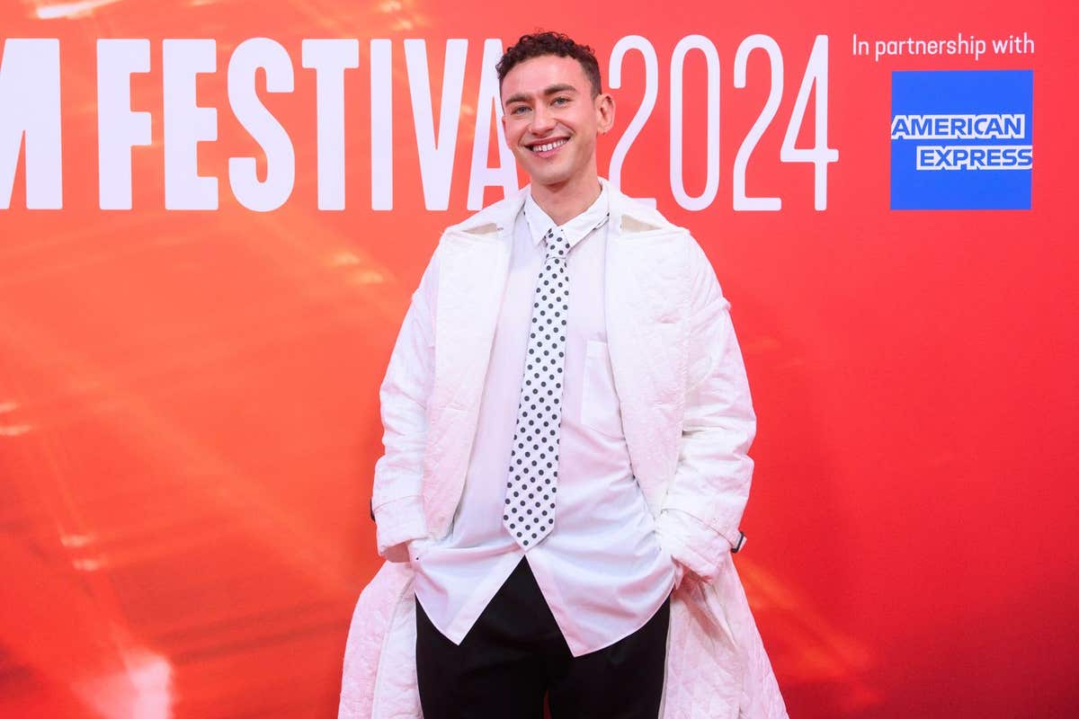 EDITORIAL USE ONLY Olly Alexander attends the European premiere of ‘Elton John: Never Too Late’ at this year’s American Expre