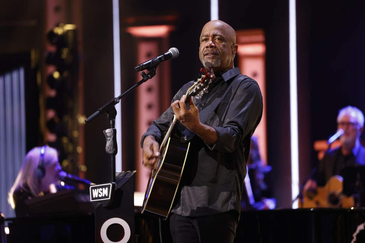 EDITORIAL USE ONLY Darius Rucker performs during Grand Ole Opry: Live in London, at the Royal Albert Hall, where the show mak