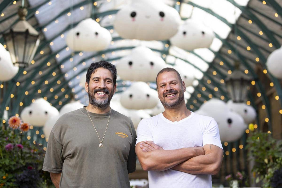 EDITORIAL USE ONLY Los Angeles-based artist duo ‘FriendsWithYou’, Samuel Borkson and Arturo Sandoval III, unveil their first