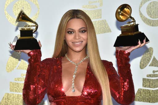 LOS ANGELES – FEBRUARY 12: Beyonce Knowles at the 59th Annual Grammy Awards at Staples Center on February 12, 2017 in Los Ang