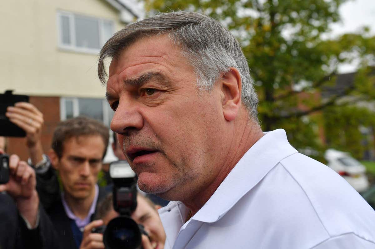 Sam Allardyce leave his home in Bolton.