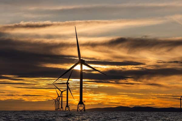 Beatrice Offshore Wind Farm. Moray Firth, Scotland