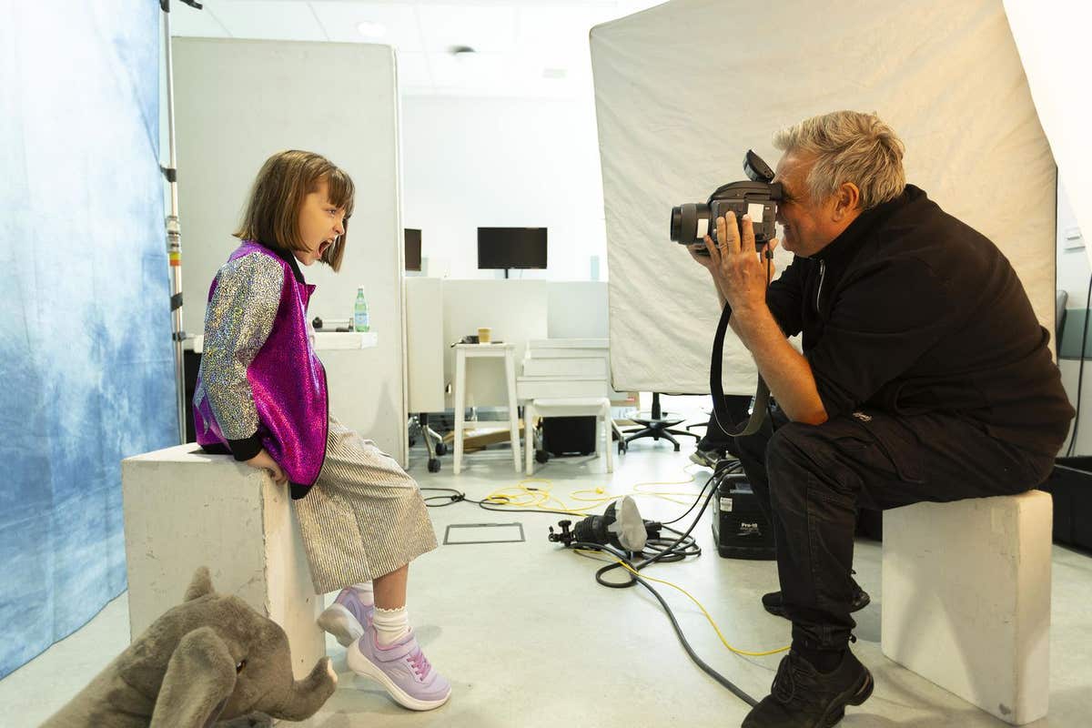 EDITORIAL USE ONLY Ellerie, age 8, posing for photographer Rankin as Great Ormond Street Hospital Charity hosts its first eve