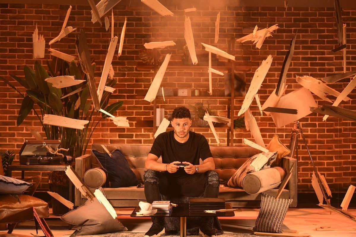 EMBARGOED TO 0001 THURSDAY OCTOBER 24 EDITORIAL USE ONLY Liverpool footballer Alex Oxlade-Chamberlain is the first to try out