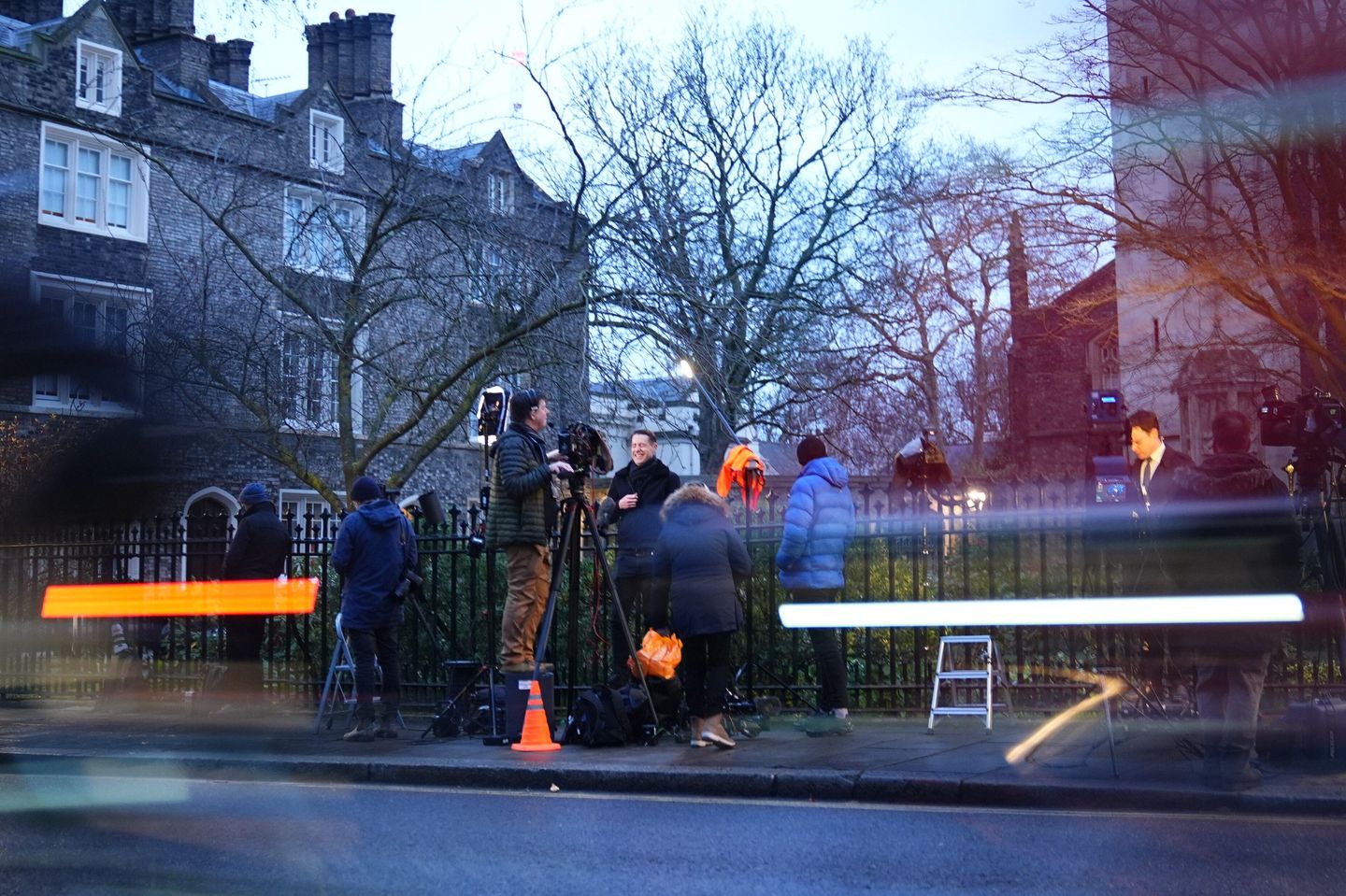Journalists outside the home of Lord Peter Mandelson following his arrest on suspicion of misconduct in public office. The Metropolitan Police said the 72-year-old was taken to a London police station for interview on Monday before being released pending further investigation in the early hours of Tuesday morning. The former Labour minister has been accused of passing sensitive information onto paedophile financier Jeffrey Epstein during his time as business secretary. Picture date: Tuesday February 24, 2026.