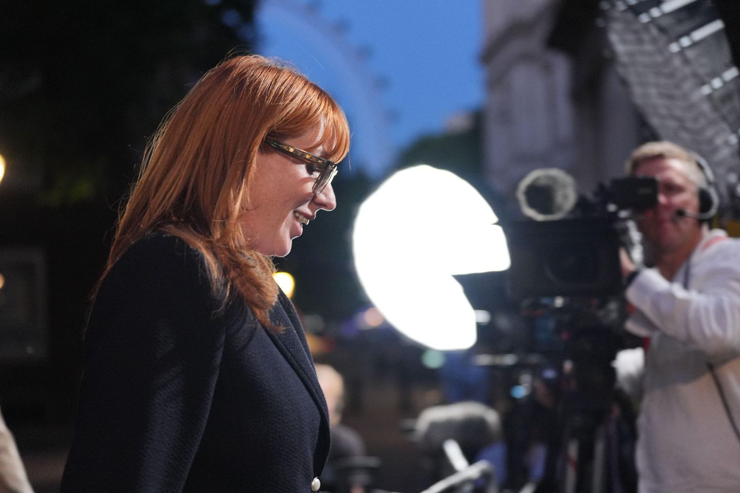 Newly appointed Housing Secretary Angela Rayner leaving number 10 Downing Street, London, where new Prime Minister Andy Burnham is appointing his new Cabinet. Picture date: Monday July 20, 2026.