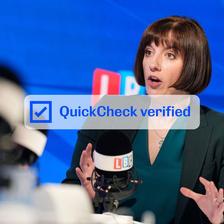 Education Secretary Bridget Phillipson takes part in LBC's Call the Cabinet hosted by Nick Ferrari from the Millbank studios in central London. Picture date: Tuesday February 24, 2026.