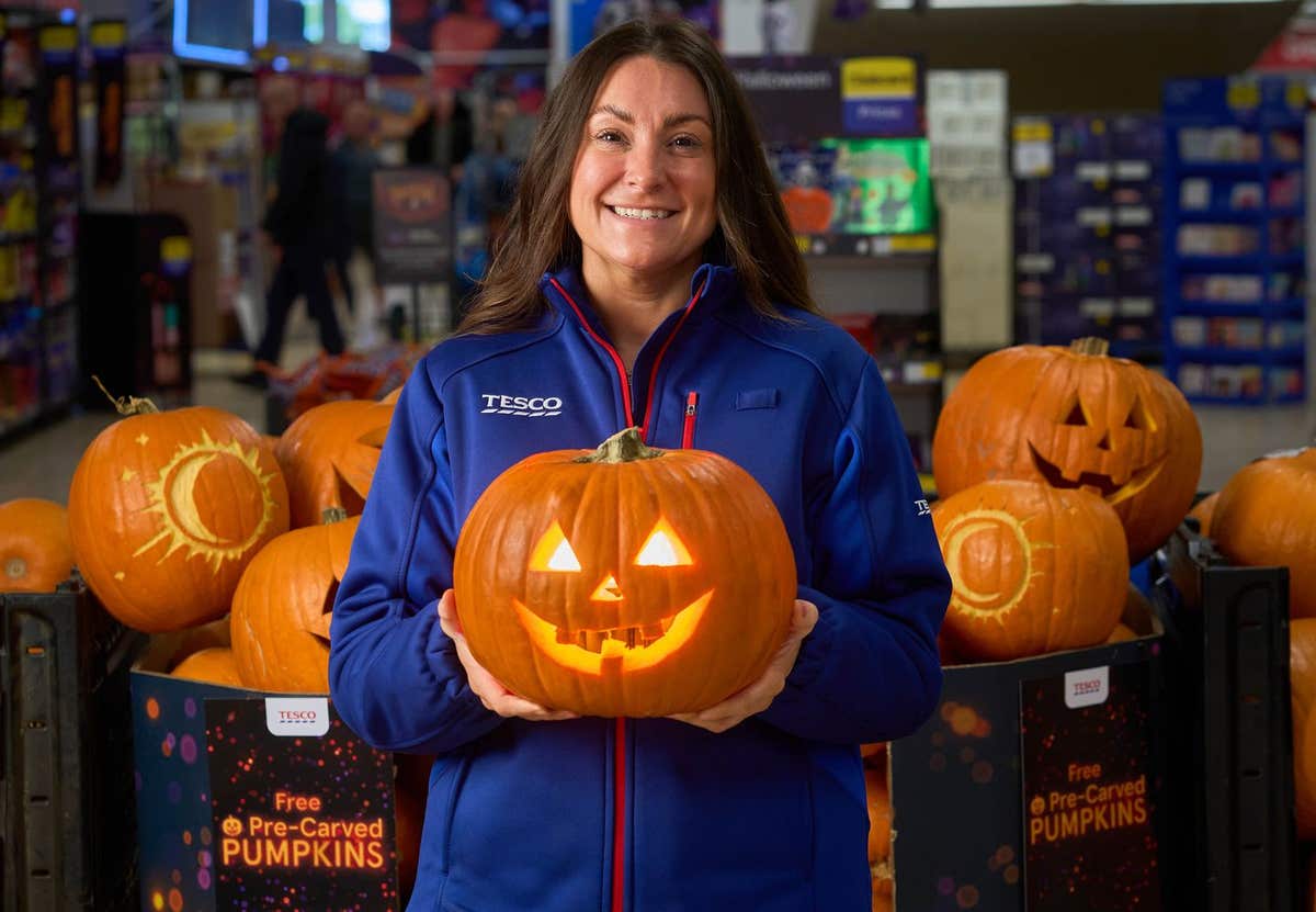Tesco Pre-Carved Pumpkins
