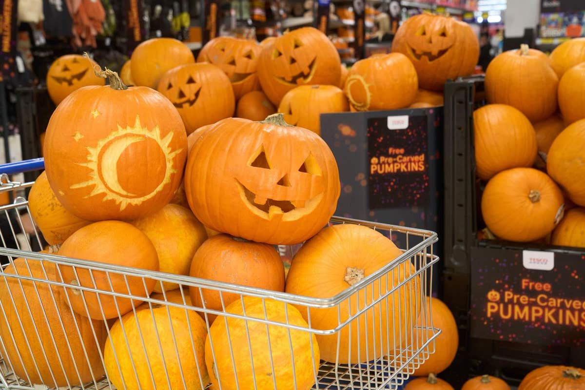 Tesco Pre-Carved Pumpkins