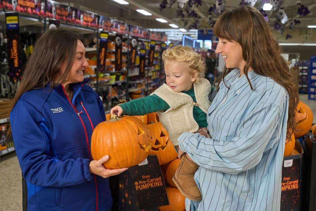 Tesco Pre-Carved Pumpkins